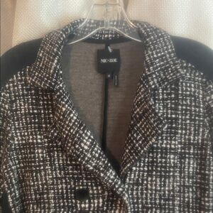 NIC+ZOE Monochrome Tweed Blazer